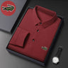 2023 High quality Men's Long Sleeve T-shirt Spring And Autumn Business Casual Sports Embroidered Polo Shirt Lapel Men's Clothing