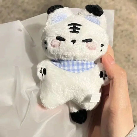 KPOP ST Jeonghan Joshua Jun Hoshi Plush Rabbit Baby Tiger Cat Doll Keyring Cartoon Animals Stuffed Toys Keychains Pendant Decor