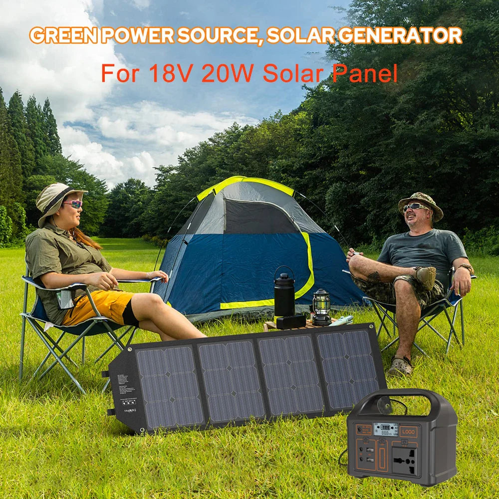 100W 24000mAh Power Bank 220V/110V Portable Power Station 76.8Wh  Solar Generator LiFePO4 Outdoor Energy For Camping Tent Travel