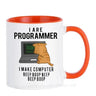 Engineer Mugs Computer Programmer Cups Programming Debugging Teaware Tea Coffee Coffeeware Geek Nerd Coworker Gift Coder Unicode