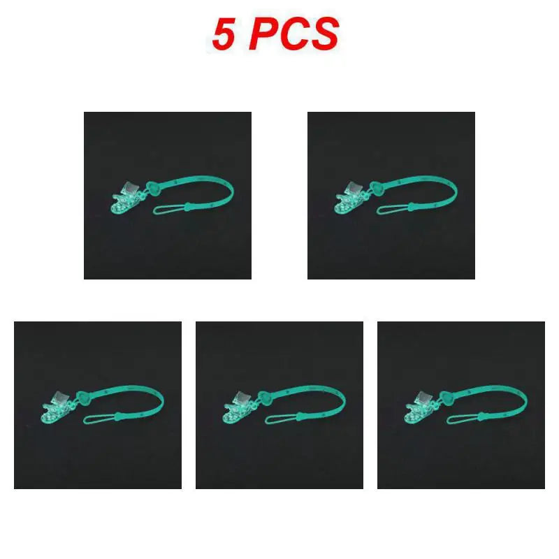 1~10PCS Nipple Anti-falling Chain Elastic Pacifier Clip Baby Infant Toddler Pacifier Anti-drop Chain Baby Pacifier Clip