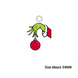 Green Christmas Acrylic Charms Classic Movie Stink Stank Stunk Epoxy Pendant For DIY Earring Jewelry Accessories Wholesale 10PCS