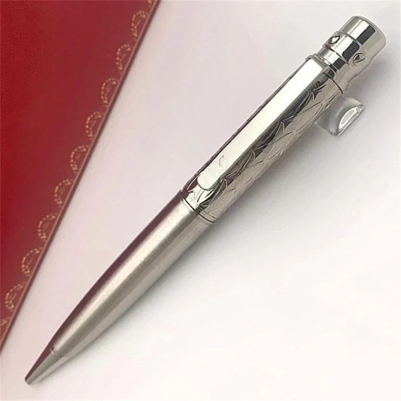 Classic Black Gold Silver Clip Luxury CT Ballpoint Pen Santos Series Ball Pens High Grade Writing Stationery Office Supplies