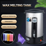 12L  Electric Hot Wax Machine Wax Boiling Barrel Wax Beans Bead Heating Melting Machine Heater