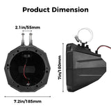 For Can Am UTV ATV Speaker Enclosure Accessories 1.5 - 2" Clamps Compatible with Polaris RZR 800 900 1000 XP Maverick X3