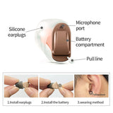 Signia Invisible Hearing Aid 8 Channel Programmable Digital Hearing aids Mobile Phone Remote Adjust Sound amplifier