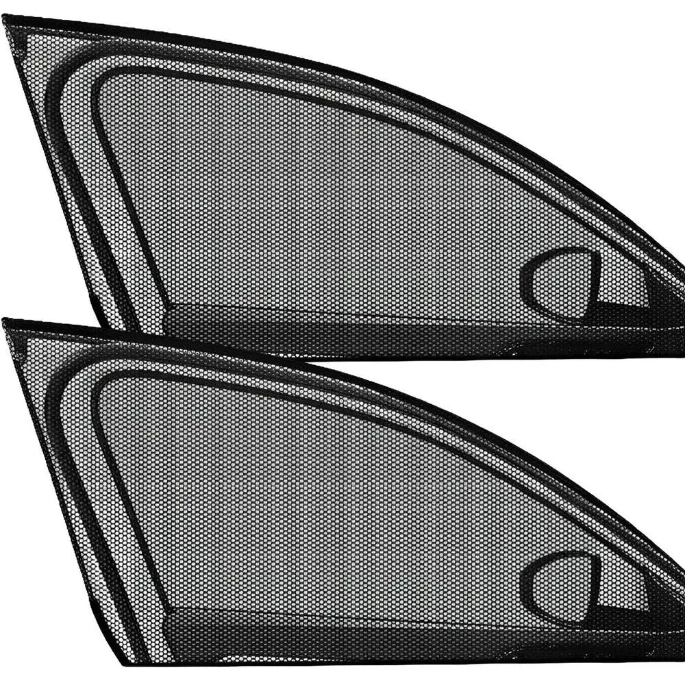 2Pcs Car Sunshade Curtains Side Window Shades Car Curtains Protection Repellent Mosquito Mesh Net Sunshade UV Sun Visor