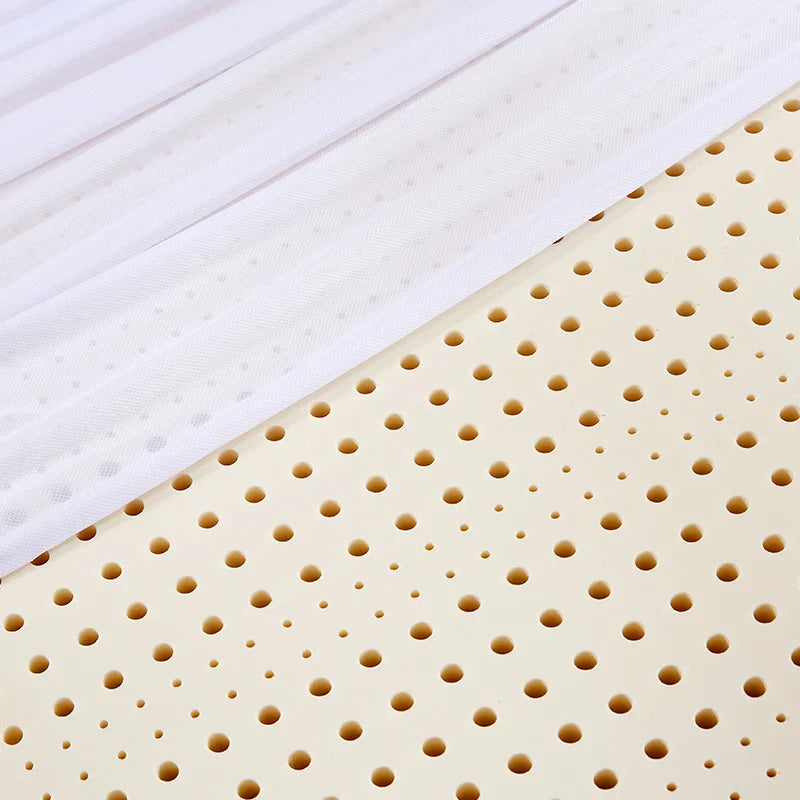 100% Thailand natural latex mattress with cover natural rubber pure mattress 1.5m/1.8m bed thickened home dormitory cushion mats