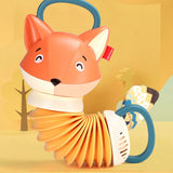 Cartoon Fox Music Accordion Toy Instruments Learning Early Education Interactive Musical Soothe Baby Toys For Children Gifts