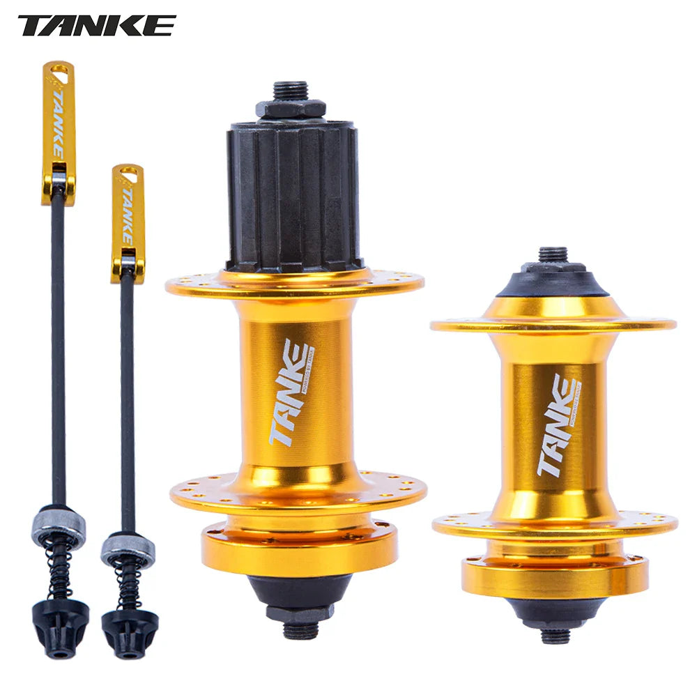 TANKE 32 Holes MTB Bike Hub 5 Colors Steel Beads Ball Quick Release 135mm Disc Brake Bicycle Hub Cube For HG 8 9 10 11 12 Speed