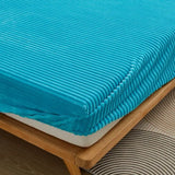 Coral Velvet Bedsheet  Bedspread  Milk Velvet Mattress Protective Cover  Winter Plush Insulation Bedspread