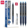 Deli 12Pcs Erasable Neutral Pens 0.5mm Gel Pens Black Blue Ink Supplies School Office Stationery GT7