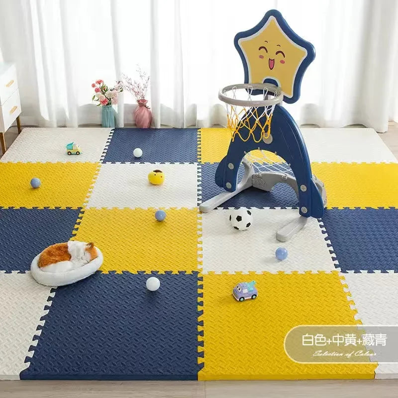 New Puzzle Mat Baby EVA Foam Play Black and White Interlocking Exercise Tiles Floor Carpet And Rug for Kids Pad 30*30*1cm Gifts