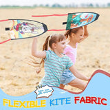 2023 Kids Slingshot Kite Windless Flight Rubber Band Catapult Toy  Launcher Outdoor Catapult Kite Toys for Boys Christmas Gift