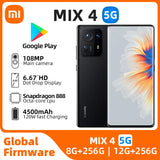 Xiaomi MIX 4 5g SmartPhone Snapdragon 888 plus 6.67" OLED 120hz Screen 108MP Camera 4500mAh 120W Charge Original Used Phone