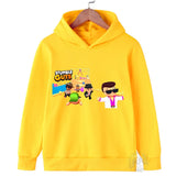 Kids Anime Stumble Guys Hooded Sweatshirts Long Sleeve Pullover Boys Girls Game Print Hoodies Stumble Guys Children Hoodie Tops