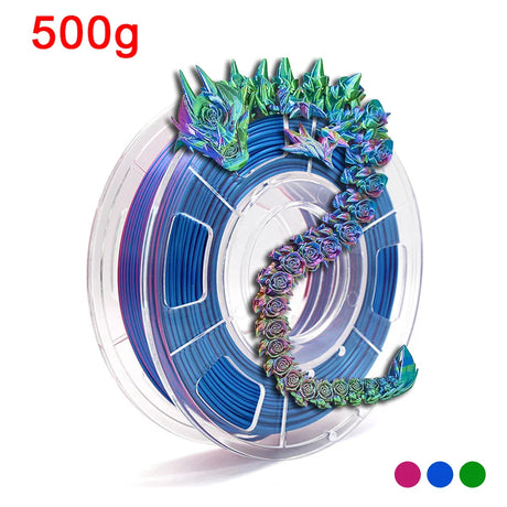 Tricolor 3D Printer Filament Silk PLA 3 Color for 3D Printing Materials 1.75mm Sublimation Products Colorful Filaments