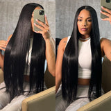 Wear To Go Glueless Wig Human Hair Ready To Wear Straight 13x4 Lace Front Human Hair Wig Pre Cut Lace 4x4 Closure Human Hair Wig