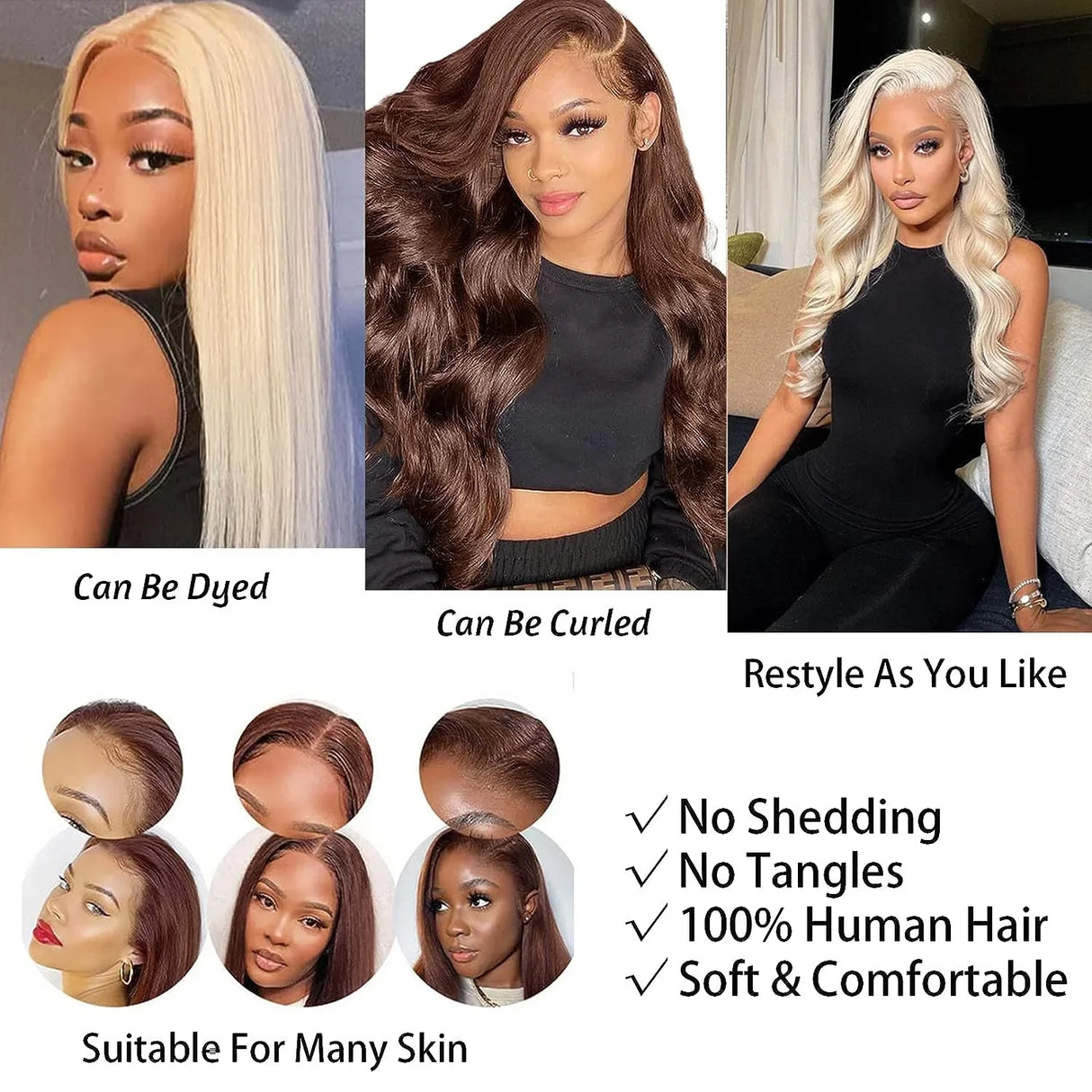 13x4 Bone Straight Lace Front Wigs Human Hair Transparent Lace Frontal Wig Human Hair Glueless Preplucked Brown Human Hair Wigs