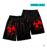 Anime TouHou Project 3D Print Board Shorts Trunks Summer Casual Quick Dry Beach Shorts Men Hip Hop Short Pants Trousers Bottoms