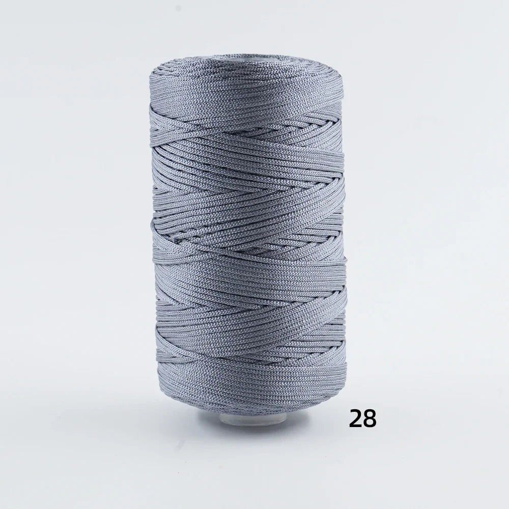 1Pc 100g 1.5mm Thin Ice nylon Yarns For Knitting And Crochet diy bag shoes hat hollow Yarn Thread Crochet Line DIY Bracelet mat