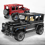 2.4G Programmable Building Blocks Jeep 1:16 Remote Control Off-road Vehicle Model Children's Brick Toy Birthday Gift