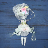 Handmade Blyth Doll Bear suit Clothes Doll Blyth Doll Clothes Princess Dress With White Lace For Ymy Licca Azones Ob24 Ob27 Fr