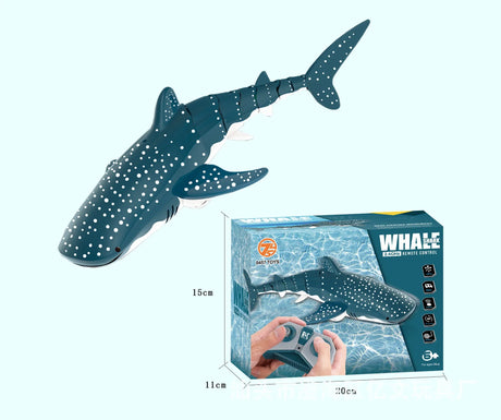 RC Shark Toy 2.4G Remote Control Animals Sharks Submarine Simulation Robots Bath Tub Pool Electric Animal for Kids Boys Children