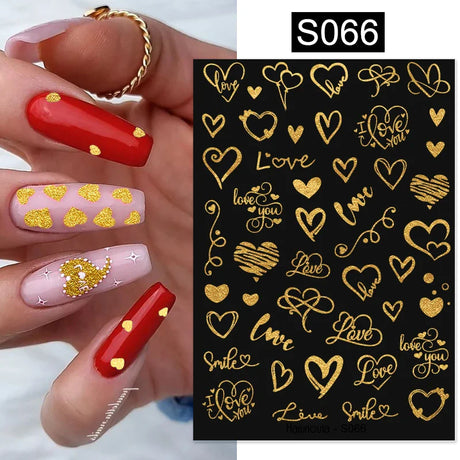 3D Silver Frame Nail Sticker Silver Bronzing Stripe Lines Sliders For Nails Tribal Pattern Decals Marble Blooming Nail Tattoos