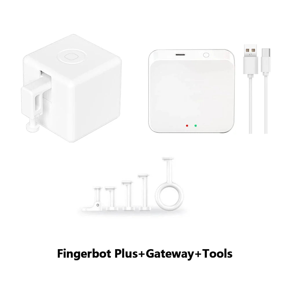 Tuya Zigbee Fingerbot Plus Smart Fingerbot Switch Button Pusher Smart Life Timer Smart Home Works With Alexa Google Home Alice