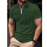 Euro size Fashion Boutique Men's Polo Shirt Summer Casual Business Versatile Clothing Comfortable Breathable Polo sleeve Top