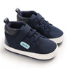 Newborn Boys' Middle top and High top fashion sneakers Boys' and Girls' casual soft cloth bottom anti slip First Walkering shoes