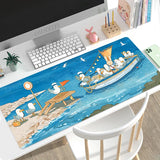 Mouse Pad Gaming Cute Anime XL HD New Home Mousepad XXL Mechanical Keyboard Pad Soft Non-Slip Office Accessories Mice Pad