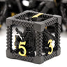 Mini Planet DND Metal Dice Set Three-dimensional Flying Dragon 3D Metal Dice D&D Hollow Metal Dice Set DnD RPG Polyhedral Games