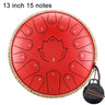 Hluru Music Drum 15 Notes Glucophone Steel Tongue Drum 13 14 Inch 15 Notes C Tone Ethereal Drum Percussion Musical Instruments