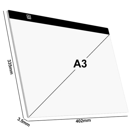 New A3/A4/A5 Three Level Dimmable Led Light Pad Drawing Board Pad Tracing Light Box Eye Protection Easier for Diamond Painting