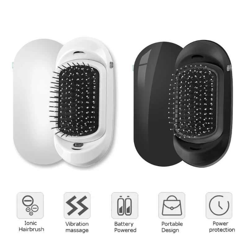 Electric Ionic Hairbrush Negative Ions Hair Brush Styling Scalp Massage Comb