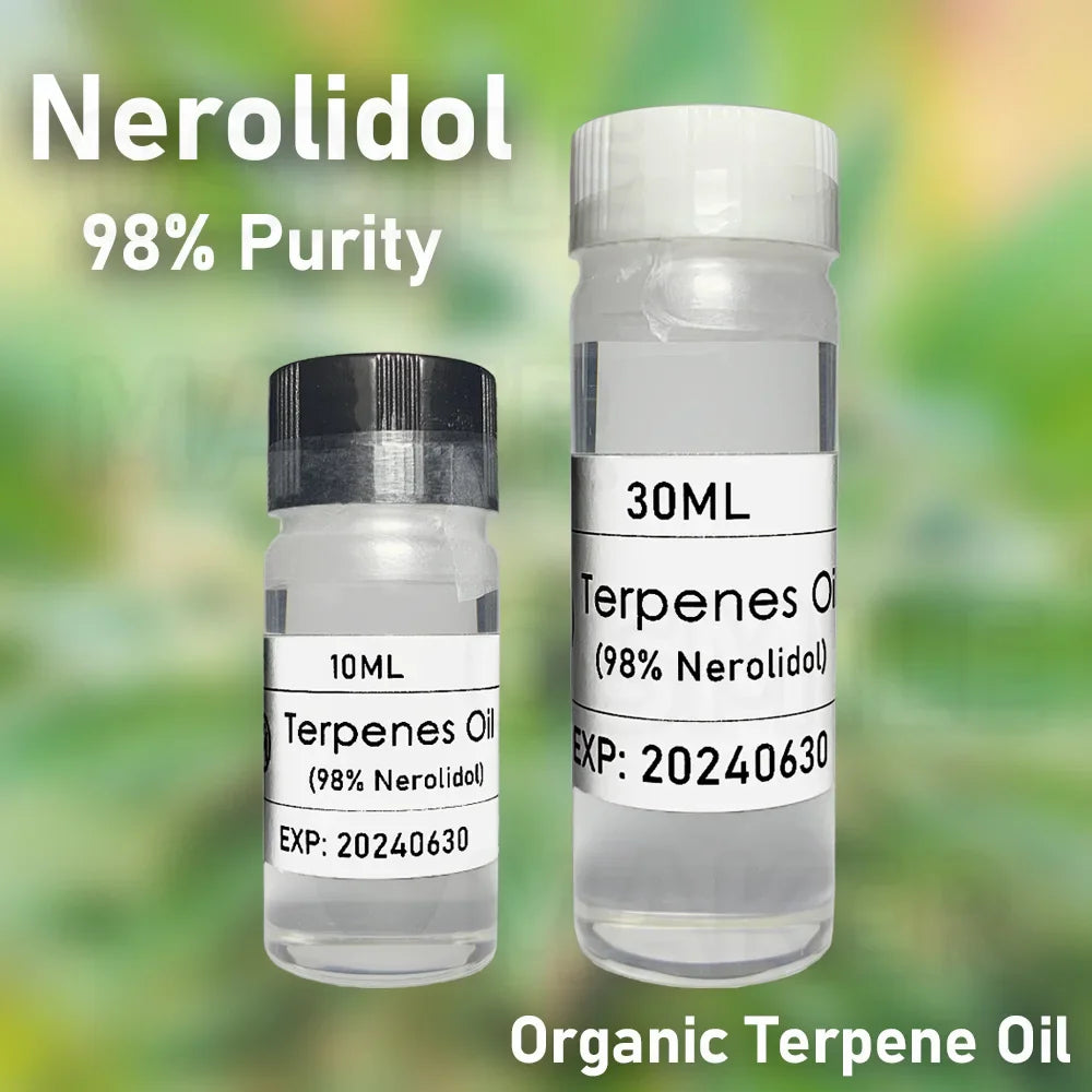 Organic food grade 10-30ml Nerolidol terpenes oil with 98% purity for DIY cosmetics flavor liquid or perfume or Aromatherapy oil