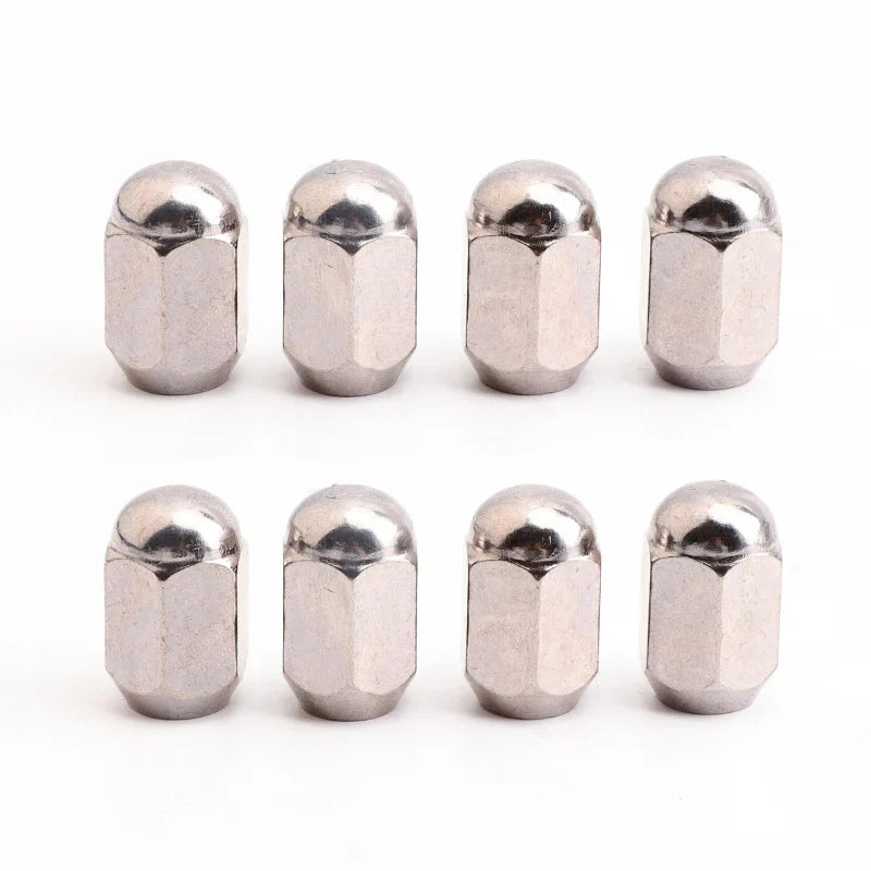 M10X1.25 Chrome Wheel Hub Nut Fit For ATV Scooter Buggy UTV Quad Bike Vehicle Moto Alloy Aluminum Rim Wheel Accessories