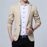 2023 New Spring and Autumn thin Casual Men Blazer Cotton Slim England Suit Blaser Masculino Male Jacket Blazer Men Size M-5XL