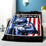 Cartoon Astronaut blanket sofa blanket air conditioning cover blanket blankets for beds cute blanket children‘s blanket