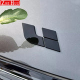 For Li Lixiang L7 L8 L9 2022 2023 Car Black Samurai Logo Blackened Cover Upgraded Exterior Decoration Stickers Auto Accessories