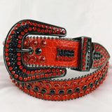 2024 Luxury Strap Men Women Rhinestones Belt Western Bling Bling Crystal Diamond Studded Belts