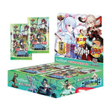 Genshin Impact Cards Anime TCG Game Collection Pack Booster Box Rare SSR Surrounding Table Toys For Family Children Gift