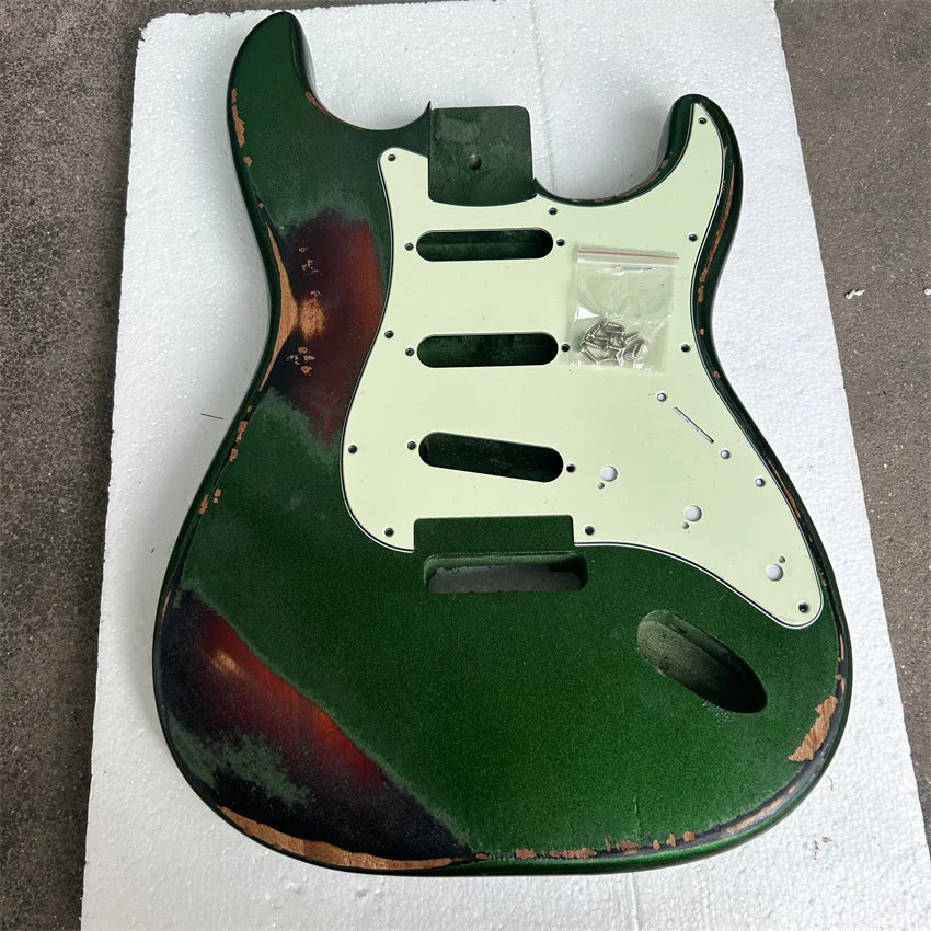 Stock DIY relic electric guitar body alder xylophone body nitro paint all colors available