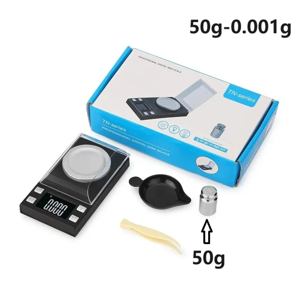 100g/50g 0.001g Digital precision scale for Jewelry gold Herb Lab Weight Milligram Scale Electronic Balance accurate scale