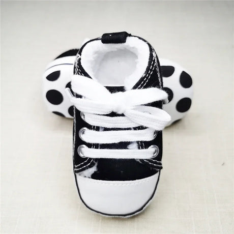 Baby Canvas Classic Sneakers Newborn Print Star Sports Baby Boys Girls First Walkers Shoes Infant Toddler Anti-slip Baby Shoes