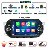 7 inch Screen For FIAT TIPO EGEA 2015 2016 2017 Android 13 Car Intelligent System Radio Multimedia Player Navigation GPS 4G WIFI