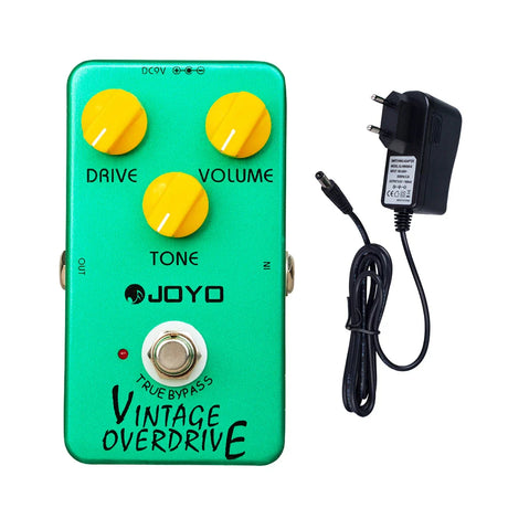 JOYO JF-01 Vintage Overdrive Guitar Pedal Classic Tube Screamer Overdrive Guitar Effect Pedal True Bypass Guitar Accessories