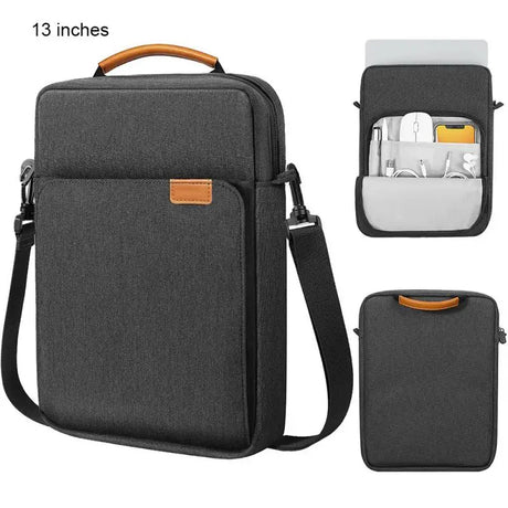 Crossbody Bag Large Capacity Polyester Tablet And E-book Cases Carrying Bag Flannel Lining Computer Bag And Case Waterproof Bag